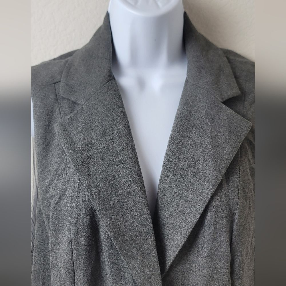Cabi Over The Moon Grey Single Button Vest - image 5